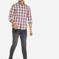 Multicolor Checked Slim Fit Semi Casual Shirt | Greenfibre