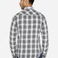 Black Checked Slim Fit Semi Casual Shirt | Greenfibre