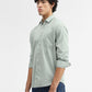 Mint Green Solid Smart Fit Semi Casual Shirt | Greenfibre