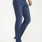 Mid Indigo Blue Solid Narrow Fit Jeans | Greenfibre