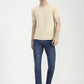 Mid Indigo Blue Solid Narrow Fit Jeans | Greenfibre