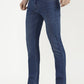 Mid Indigo Blue Solid Narrow Fit Jeans | Greenfibre