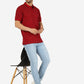 Rio Red Printed Slim Fit Polo T-Shirt | Greenfibre