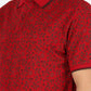 Rio Red Printed Slim Fit Polo T-Shirt | Greenfibre