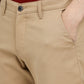 Beige Solid Neo Fit Casual Trouser | Greenfibre