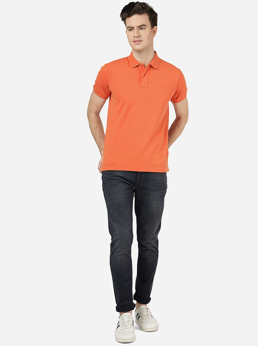 Buy Salmon Polo T-Shirt