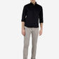 Black Solid Slim Fit Casual Shirt | Greenfibre