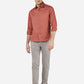 Baked Clay Solid Slim Fit Casual Shirt | Greenfibre