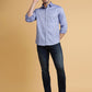 Purple Solid Smart Fit Semi Casual Shirt | Greenfibre