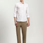 Khaki Solid Regular Fit Track Pant | Greenfibre
