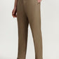 Khaki Solid Regular Fit Track Pant | Greenfibre