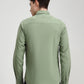 Green Solid Slim Fit Casual Shirt | Greenfibre