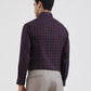 Maroon Checked Slim Fit Formal Shirt | Greenfibre