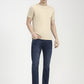 Blue Solid Narrow Fit Jeans | Greenfibre