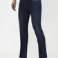Dark Blue Solid Narrow Fit Jeans | Greenfibre