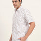 Brown Printed Slim Fit Semi Casual Shirt | Greenfibre