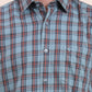 Dark Mint Checked Smart Fit Semi Casual Shirt | Greenfibre
