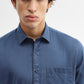 Teal Solid Smart Fit Semi Casual Shirt | Greenfibre