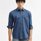 Teal Solid Smart Fit Semi Casual Shirt | Greenfibre