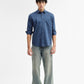 Teal Solid Smart Fit Semi Casual Shirt | Greenfibre