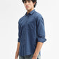 Teal Solid Smart Fit Semi Casual Shirt | Greenfibre