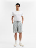 Green Printed Regular Fit Shorts | Greenfibre