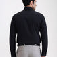 Dark Grey Checked Slim Fit Party Wear Shirt | Greenfibre