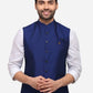 Royal Blue Bandhgala Jacket | Greenfibre