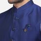 Royal Blue Bandhgala Jacket | Greenfibre