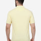 Yellow Solid Slim Fit Polo T-Shirt | Greenfibre