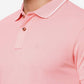 Peach Solid Slim Fit Polo T-Shirt | Greenfibre