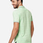 Green Printed Slim Fit Polo T-Shirt | Greenfibre