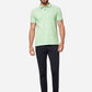 Green Printed Slim Fit Polo T-Shirt | Greenfibre