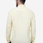 Pastel Yellow Solid Smart Fit Semi Casual Shirt | Greenfibre