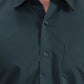 Green Solid Smart Fit Semi Casual Shirt | Greenfibre