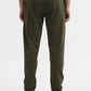 Olive Solid Slim Fit Track Pant | Greenfibre
