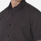 Coffee Bean Printed Smart Fit Casual Shirt | Greenfibre