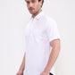 White Solid Smart Fit Semi Casual Shirt | Greenfibre