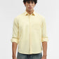 Yellow Printed Slim Fit Casual Shirt | Greenfibre