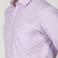 Purple Solid Slim Fit Formal Shirt | Greenfibre