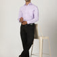 Purple Solid Slim Fit Formal Shirt | Greenfibre