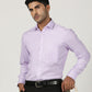 Purple Solid Slim Fit Formal Shirt | Greenfibre