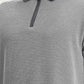 Grey & White Checked Slim Fit Polo T-Shirt | Greenfibre