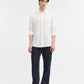 Snow White Solid Slim Fit Casual Shirt | Greenfibre