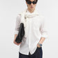 Snow White Solid Slim Fit Casual Shirt | Greenfibre