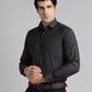 Brown & Blue Checked Slim Fit Formal Shirt | Greenfibre