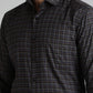 Brown & Blue Checked Slim Fit Formal Shirt | Greenfibre