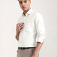 Pista Green Solid Slim Fit Formal Shirt | Greenfibre