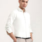 Pista Green Solid Slim Fit Formal Shirt | Greenfibre