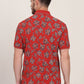 Rust Printed Slim Fit Polo T-Shirt | JadeBlue
